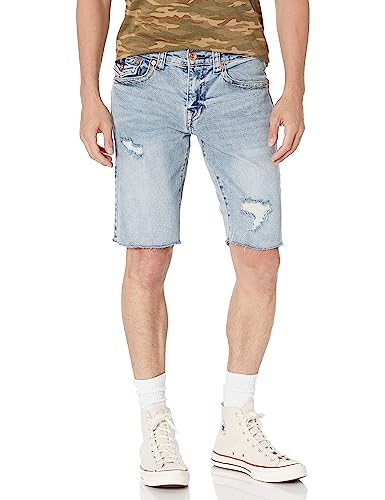 True Religion Men's Ricky Flap Sn Shorts Fray, Roots Rock